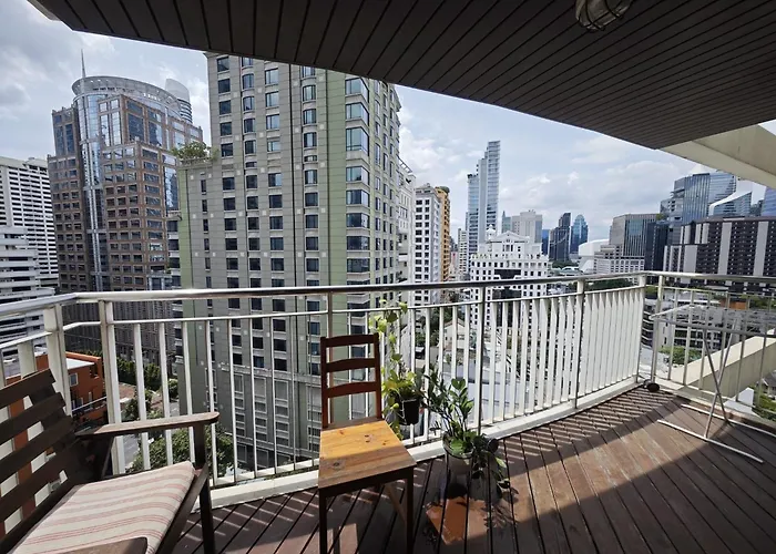 アパート Comfort Appartment, Skytain Step 600 M, Erawan Shrine