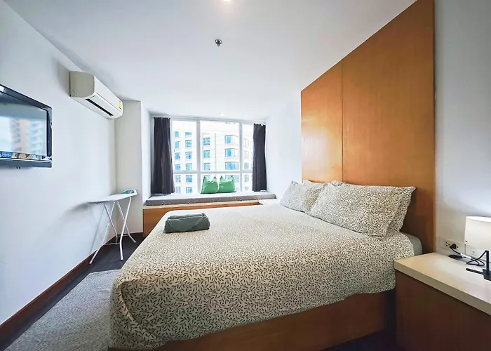 アパート Comfort Appartment, Skytain Step 600 M, Erawan Shrine *